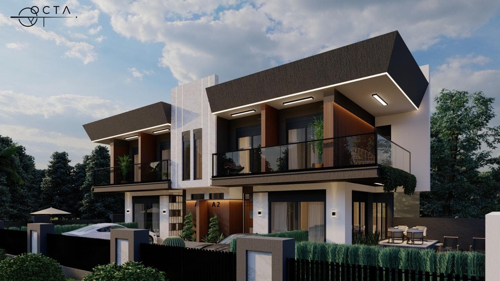 Balkon ve teras detayı